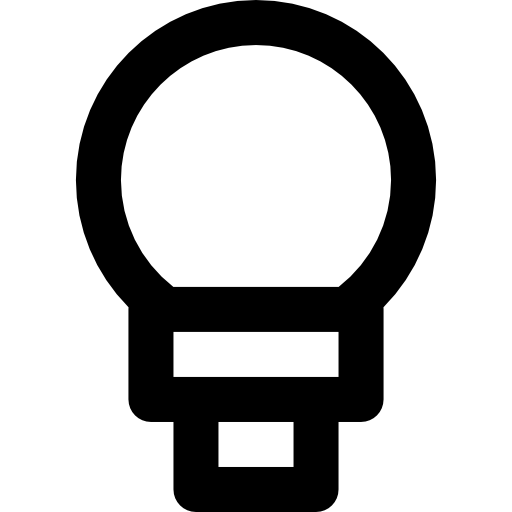 Bulb Basic Rounded Lineal icon
