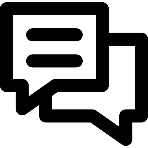 dialog Basic Rounded Lineal icon