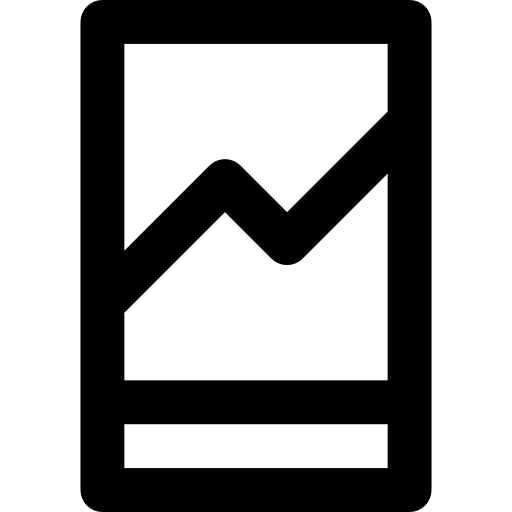 smartphone Basic Rounded Lineal icon