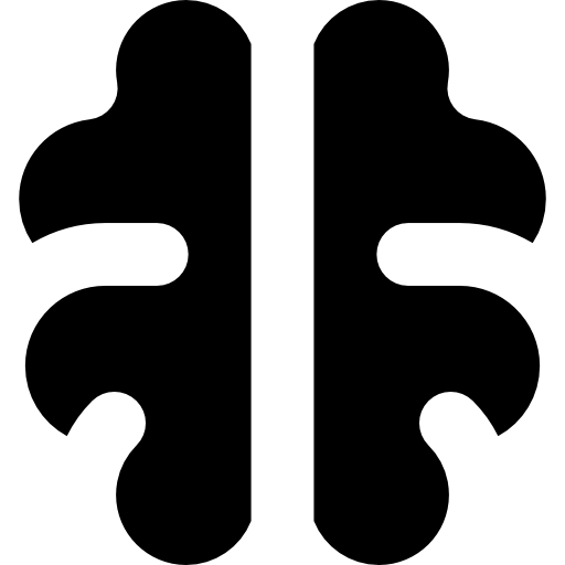 Brain Basic Rounded Filled icon