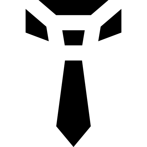 krawatte Basic Rounded Filled icon