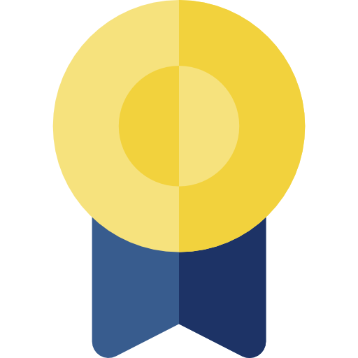 medalla Basic Rounded Flat icono