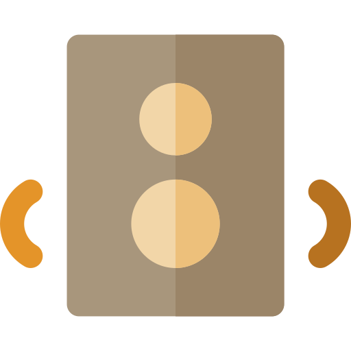 Speakers Basic Rounded Flat icon