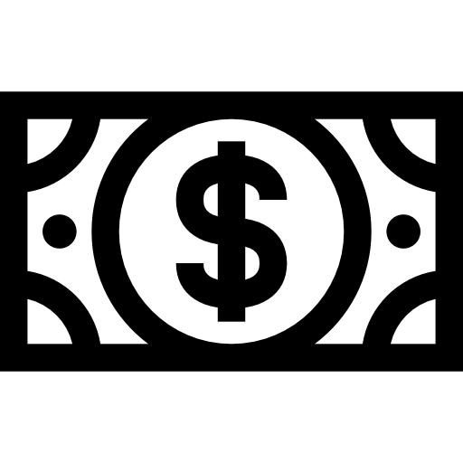soldi Basic Straight Lineal icona