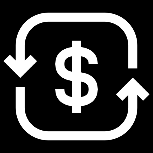economie Basic Straight Filled icoon