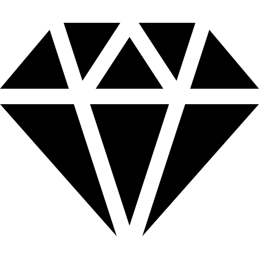 다이아몬드 Basic Straight Filled icon