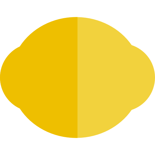 cytrynowy Basic Rounded Flat ikona
