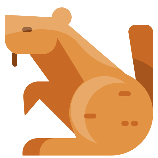 비버 Mangsaabguru Flat icon