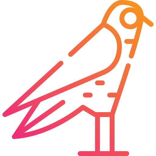 鳥 Mangsaabguru Lineal Gradient icon