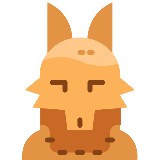 狐 Mangsaabguru Flat icon