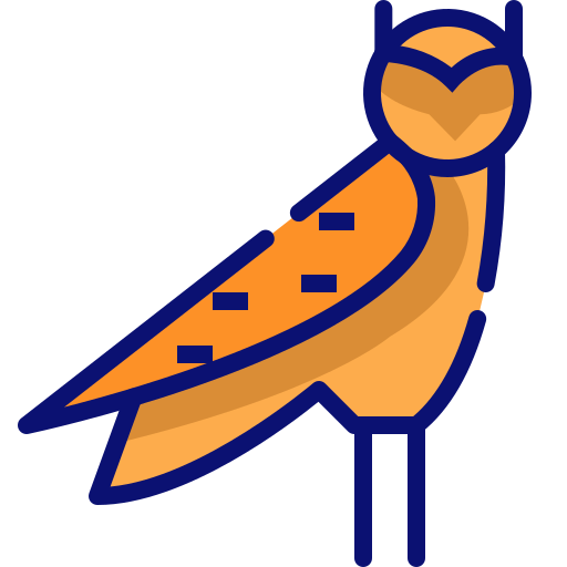 Owl Mangsaabguru Lineal Color icon