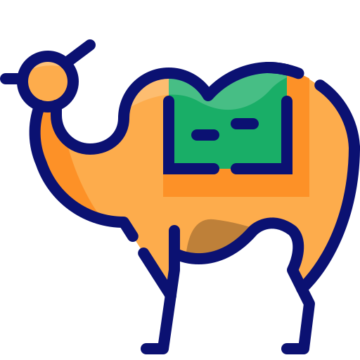 wielbłąd Mangsaabguru Lineal Color ikona