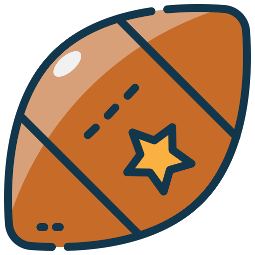 rugby Mangsaabguru Lineal Color icono