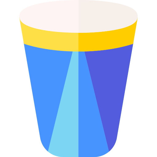 tambor Basic Rounded Flat Ícone