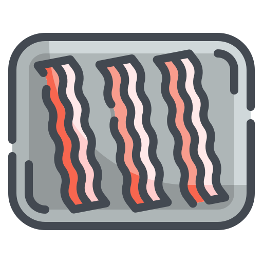 bacon Wanicon Lineal Color Ícone