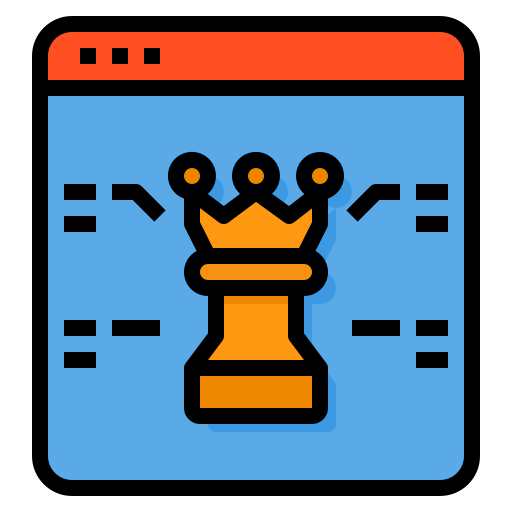 ajedrez itim2101 Lineal Color icono