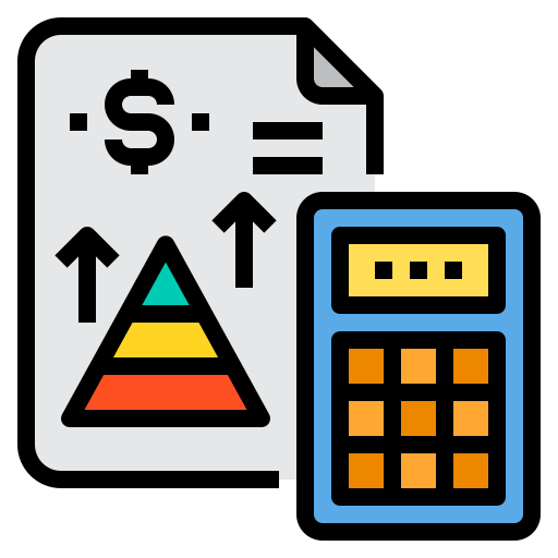 kalkulator itim2101 Lineal Color ikona