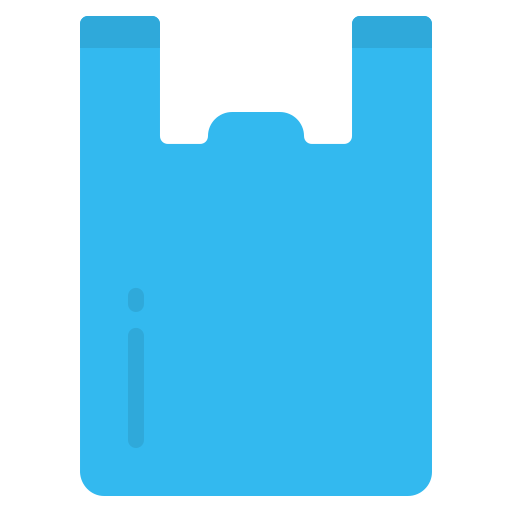 bolsa de plastico Generic Flat icono