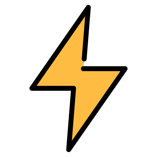 Flash Generic Outline Color icon