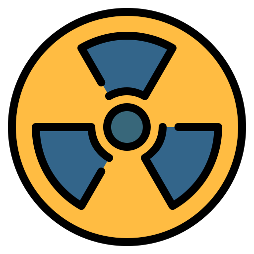放射性物質 Generic Outline Color icon