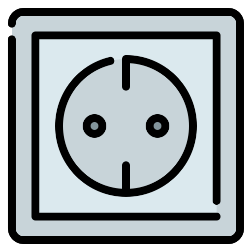 Socket Generic Outline Color icon