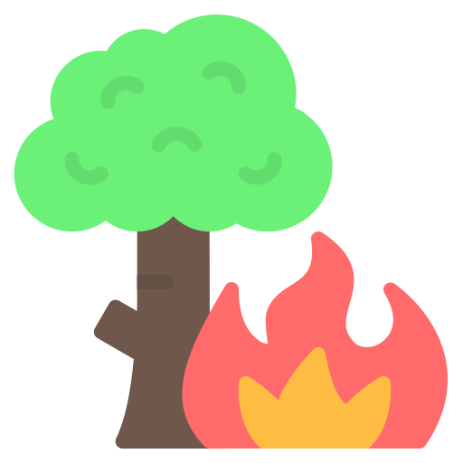 pożar Generic Flat ikona