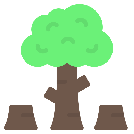 deforestazione Generic Flat icona