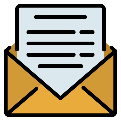 Email Generic Outline Color icon