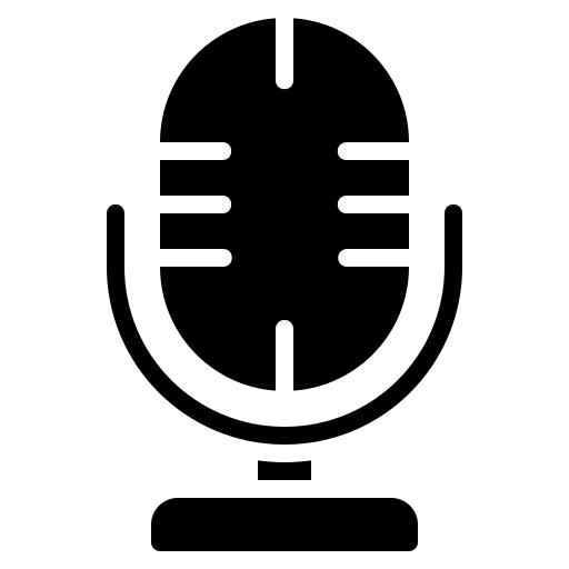 microfone Generic Glyph Ícone