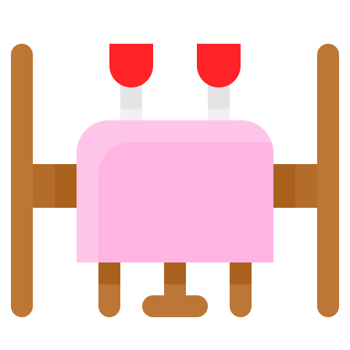 Dinning table Generic Flat icon