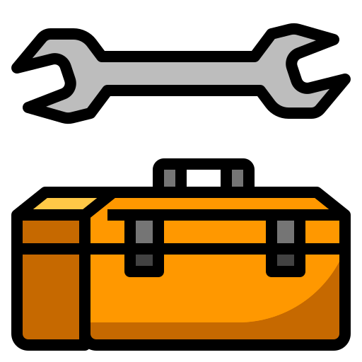 caja de herramientas PMICON Lineal color icono