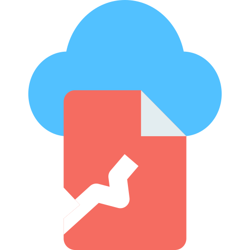 Cloud server SBTS2018 Flat icon