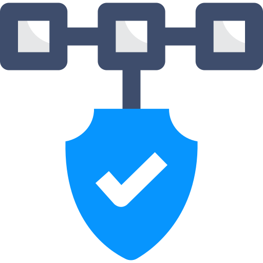 보안 시스템 SBTS2018 Blue icon