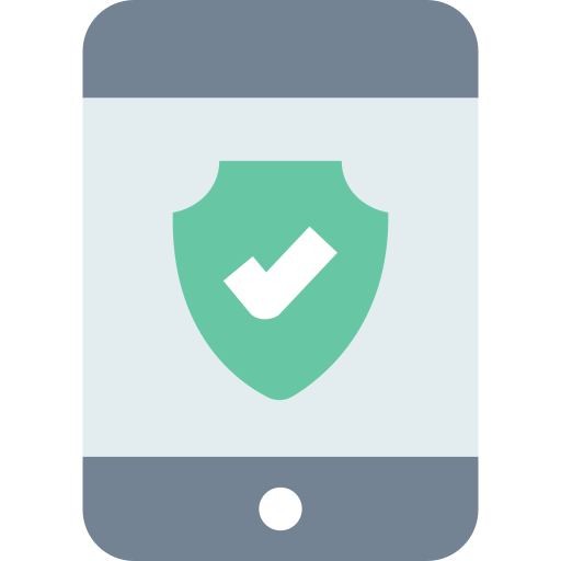 mobile sicherheit SBTS2018 Flat icon