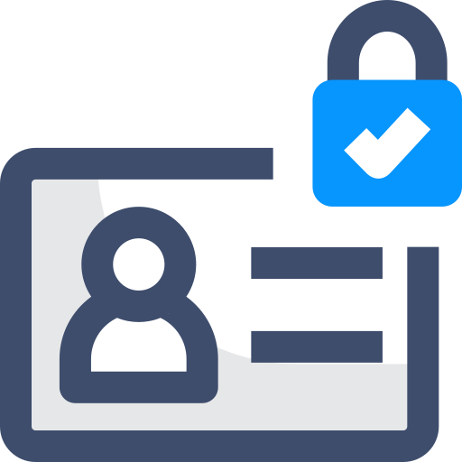 안전한 데이터 SBTS2018 Blue icon