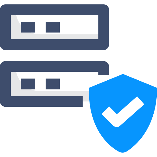 Database security SBTS2018 Blue icon