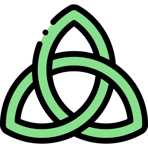 Triquetra Detailed Rounded Lineal color icon