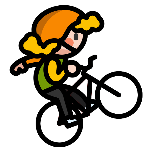 Bicycle Skyclick Lineal Color icon