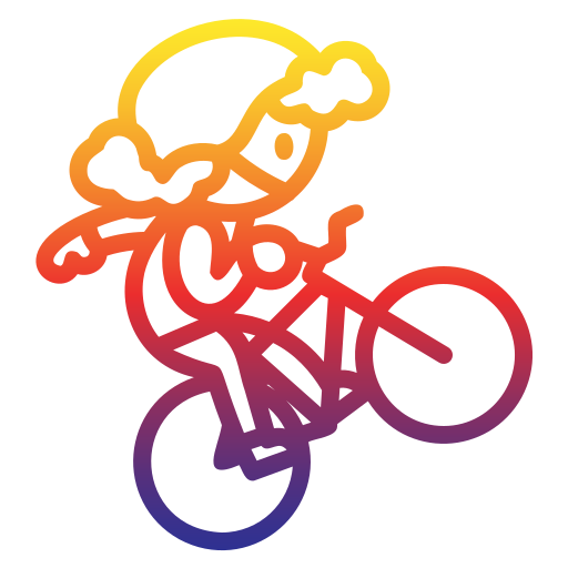 Bicycle Skyclick Gradient icon