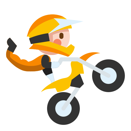 motocross Skyclick Flat ikona
