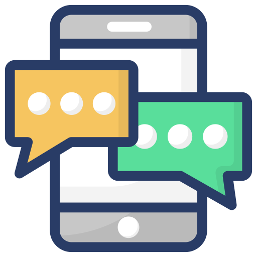 mobiler chat Generic Outline Color icon