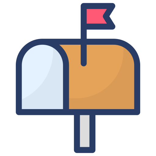 Letterbox Generic Outline Color icon