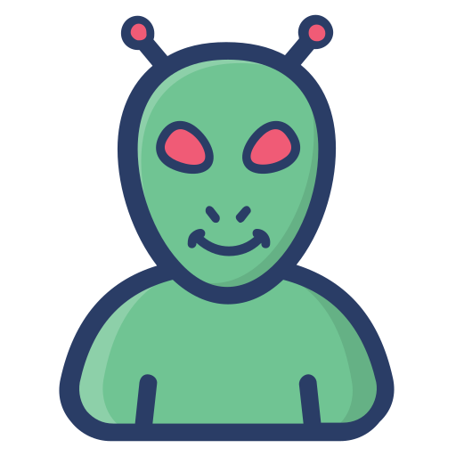 extraterrestre Generic Outline Color icono