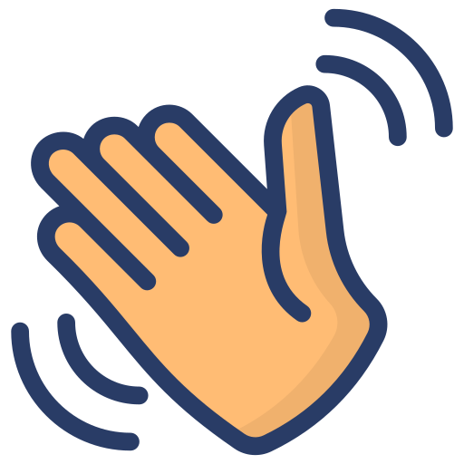 hand winken Generic Outline Color icon