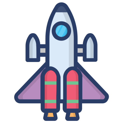 スペースシャトル Generic Outline Color icon