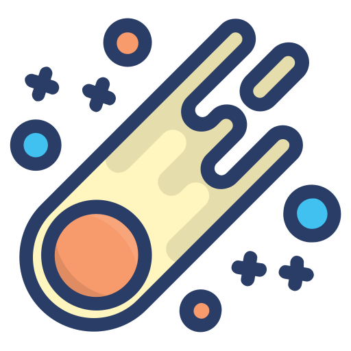 meteorit Generic Outline Color icon