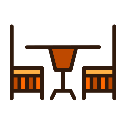 stolik kawowy Generic Outline Color ikona