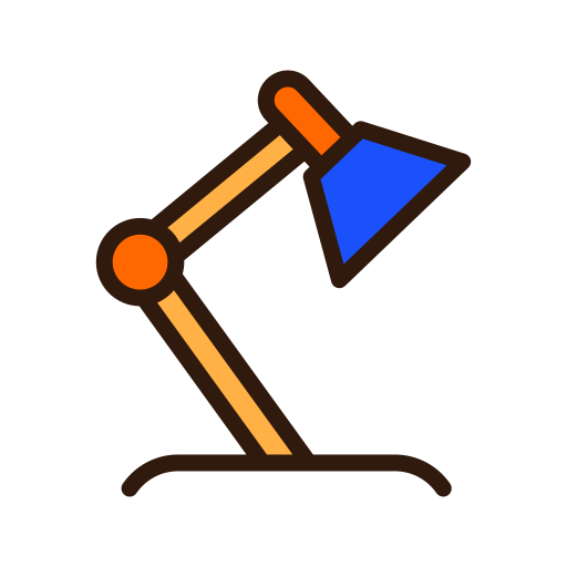 tischlampe Generic Outline Color icon