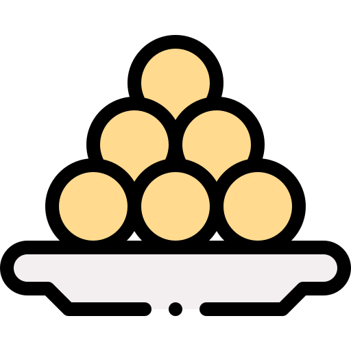 laddu Detailed Rounded Lineal color icon