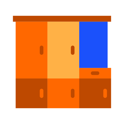 Wardrobe Generic Flat icon